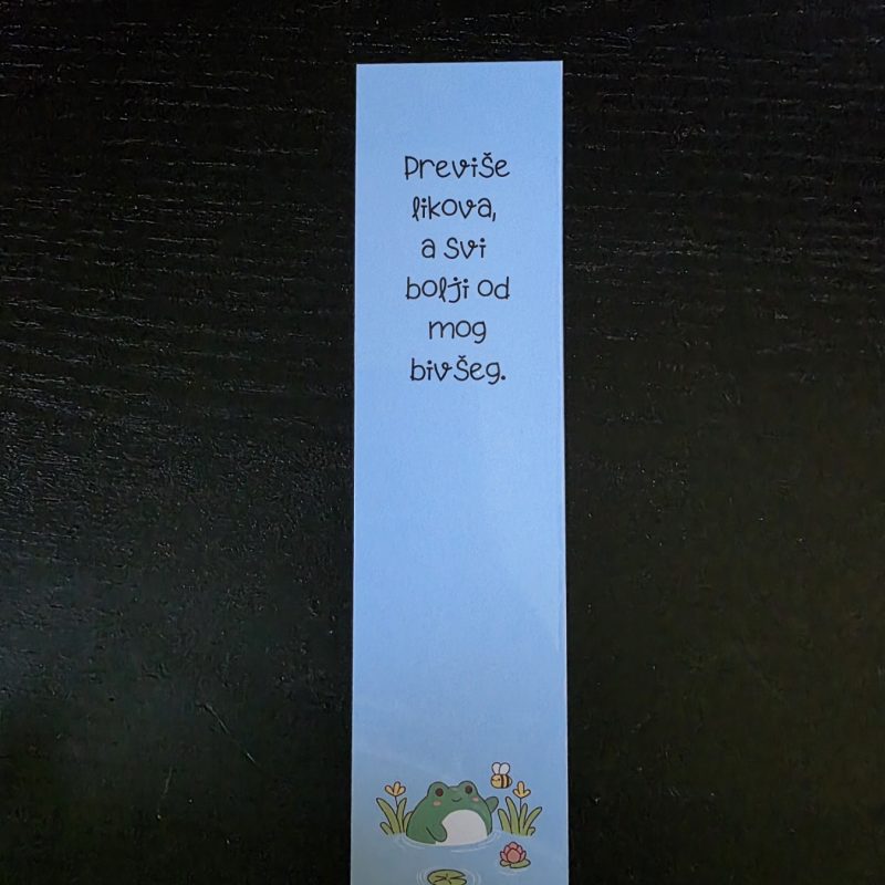 Bookmarker "Previše likova"